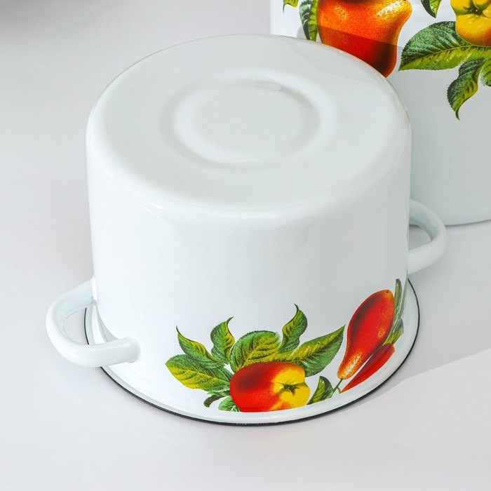 Набор кастрюль &laquo;Дары лета&raquo;, 2 предмета: 3.5 л, 5.5 л, индукция