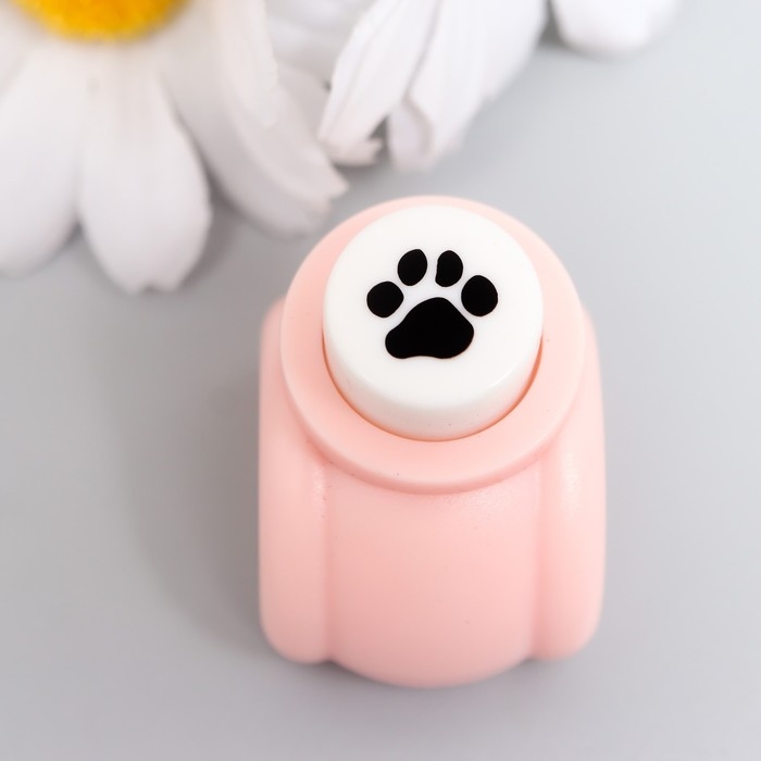 Дырокол фигурный Дырокол фигурный "Отпечаток лапки" d=0,8 см МИКС 3х2,5х2,5 см