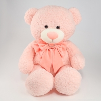 Мягкая игрушка &laquo;Медведь&raquo;, с бантом, 80 см, цвет розовый
