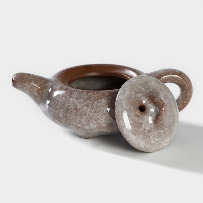 Набор для чайной церемонии керамический &laquo;Лунный камень&raquo;, 7 предметов: 6 пиал 50 мл, чайник 150 мл