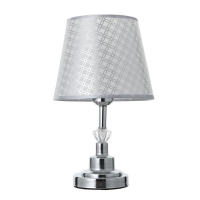 Лампа настольная 16227/1CR Е27 40Вт хром 21х21х34,5 см RISALUX