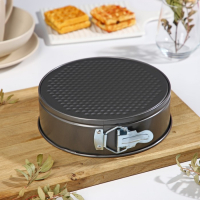 Набор форм для выпечки Доляна &laquo;Элин. Круг&raquo;, 3 предмета: d=18/20/22х6,5 см, съёмное дно, антипригарное покрытие, цвет чёрный