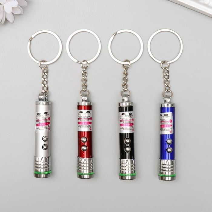 Фонарик+лазер на кольце 3 режима 2 диода+лазер 7,2х1,5х1,5 см Фонарик+лазер на кольце 3 режима 2 диода+лазер 7,2х1,5х1,5 см