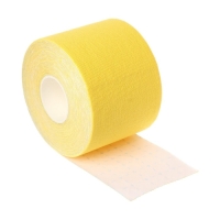 Кинезио - тейп, 5 см × 5 м, цвет жёлтый Кинезио - тейп, 5 см × 5 м, цвет жёлтый