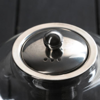 Чайник стеклянный заварочный с металлическим ситом &laquo;Калиопа&raquo;, 1 л