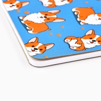 Блокнот А6, 40 листов на скошенном гребне. Белые листы. «Корги» Блокнот А6, 40 листов на скошенном гребне. Белые листы. «Корги»