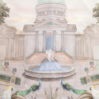 Скатерть &laquo;Этель&raquo; Райский сад d=150 +/-3 см