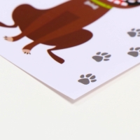 Коврик под миску "Пижон" 43 х 28 см "Весёлые собаки" Коврик под миску "Пижон" 43 х 28 см "Весёлые собаки"