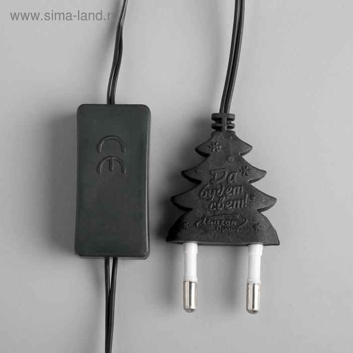 Гирлянда «Нить» 10 м с насадками «Свечи на прищепке», IP20, тёмная нить, 50 LED, свечение тёплое белое, 220 В Гирлянда «Нить» 10 м с насадками «Свечи на прищепке», IP20, тёмная нить, 50 LED, свечение тёплое белое, 220 В