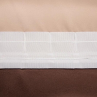 Штора портьерная &laquo;Этель&raquo; 250&times;265 см, двусторонний блэкаут, цвет Шоколад, пл. 240 г/м&sup2;, 100% п/э