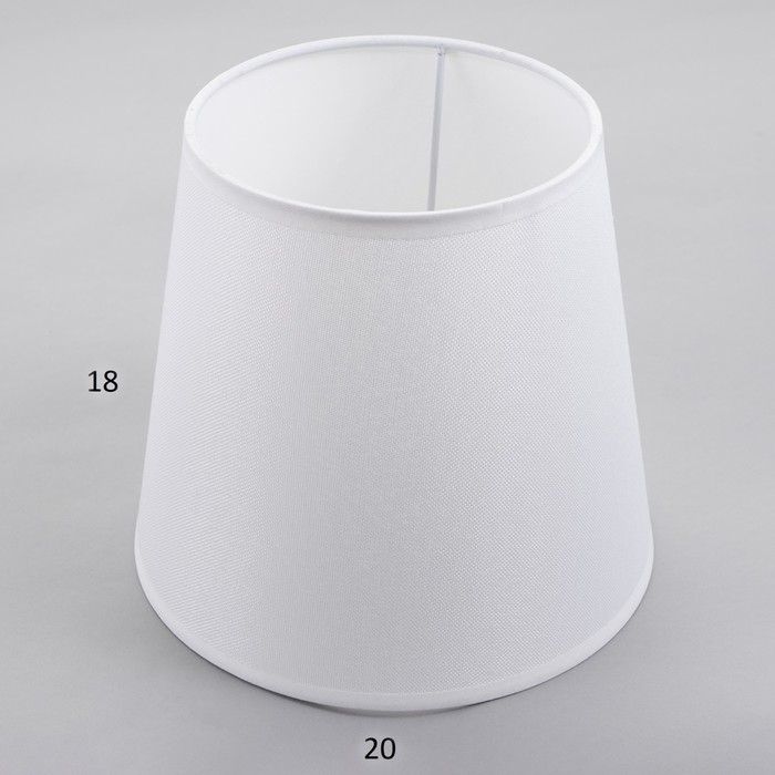 Абажур E27 белый 20х20х18 см Абажур E27 белый 20х20х18 см