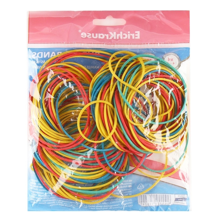 Банковская резинка, 100 г, ErichKrause, диаметр 60 мм, длина 100 мм, пакет с европодвесом, микс Банковская резинка, 100 г, ErichKrause, диаметр 60 мм, длина 100 мм, пакет с европодвесом, микс