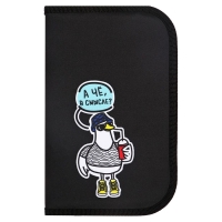 Пенал 1 секция, 130 х 210 х 40 мм, 2 откидные планки, тканевый, Calligrata TOP, Content "Гусь" Пенал 1 секция, 130 х 210 х 40 мм, 2 откидные планки, тканевый, Calligrata TOP, Content "Гусь"