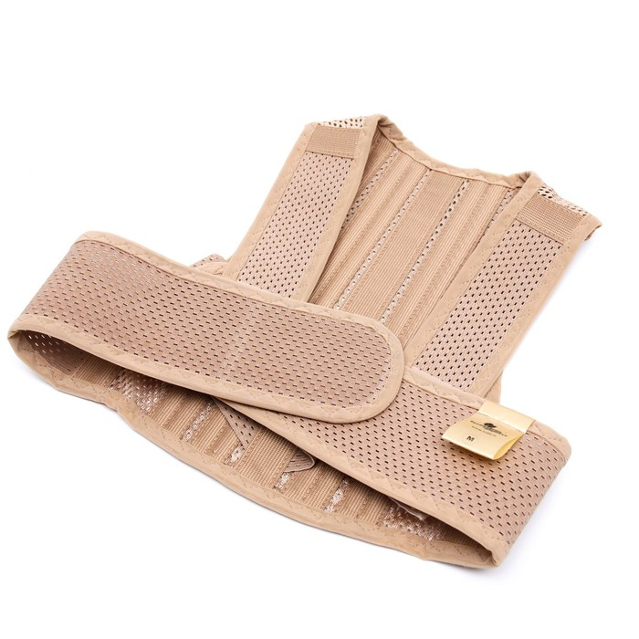 Корректор осанки НТ-КР-012, полужёсткий, 4 ребра, размер XL, цвет бежевый Корректор осанки НТ-КР-012, полужёсткий, 4 ребра, размер XL, цвет бежевый