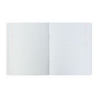 Тетрадь 48 листов в клетку "Газета", обложка мелованный картон, УФ-лак, блок офсет, МИКС