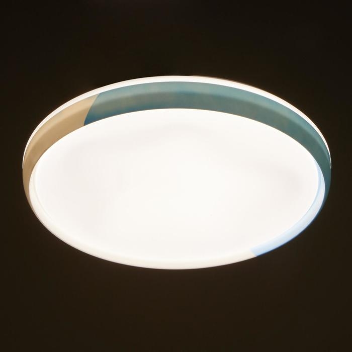 Светильник с ПДУ 670020N LED 72Вт 3 режима 3000-6000К диммер белый-синий 50х50х8 см Светильник с ПДУ 670020N LED 72Вт 3 режима 3000-6000К диммер белый-синий 50х50х8 см