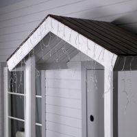 Гирлянда «Бахрома» 3 х 0.6 м, IP44, прозрачная нить, 114 LED, свечение мульти, 8 режимов, солнечная батарея Гирлянда «Бахрома» 3 х 0.6 м, IP44, прозрачная нить, 114 LED, свечение мульти, 8 режимов, солнечная батарея