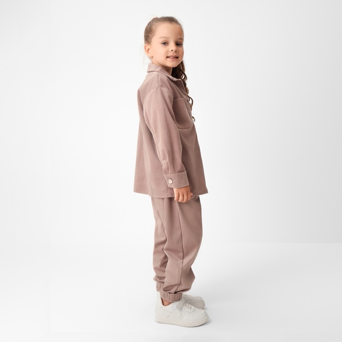 Костюм детский KAFTAN "Velvet", р. 36 (134-140), пыльно-розовый