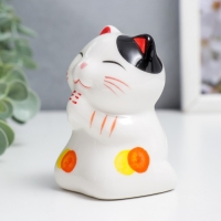 Сувенир керамика "Манэки-нэко - радость" МИКС 5х5х8,5 см