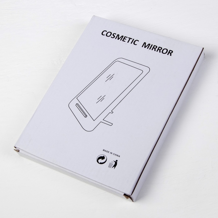 Зеркало настольное, зеркальная поверхность 11,5 × 15 см, цвет МИКС Зеркало настольное, зеркальная поверхность 11,5 × 15 см, цвет МИКС