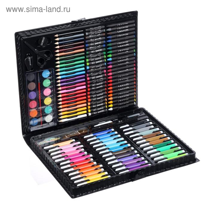 Набор для рисования 150 предметов, в пластиковом чемоданчике