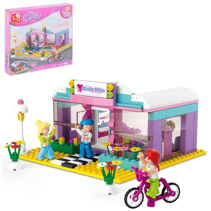 Конструктор &laquo;Розовая мечта: салон красоты&raquo;, 243 детали, 4 минифигуры