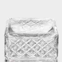 Банка стеклянная для сыпучих продуктов Доляна &laquo;Арриго&raquo;, 550 мл, 9&times;13 см