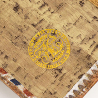 Сейф дерево книга "Письмо во Францию" кожзам 17х11х5 см