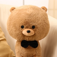 Мягкая игрушка &laquo;Собака с бабочкой&raquo;, 40 см, цвет коричневый