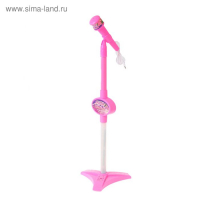 Микрофон на стойке «Шоу», световые и звуковые эффекты Микрофон на стойке «Шоу», световые и звуковые эффекты