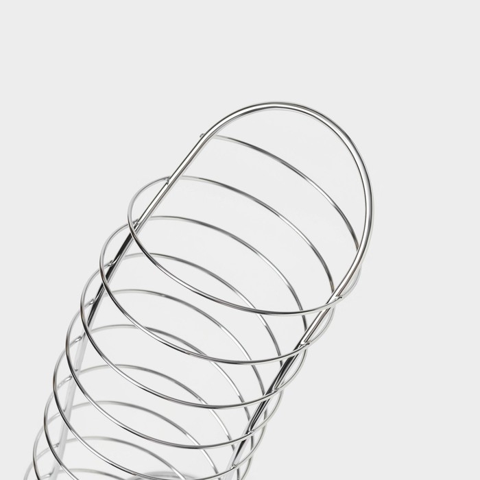 Фруктовница Доляна &laquo;Вертикаль&raquo;, 20&times;10&times;33 см, цвет хром