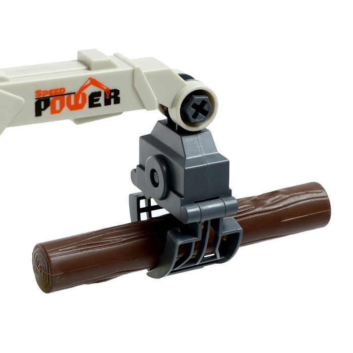 Конструктор винтовой &laquo;Лесопогрузчик&raquo;, свет, звук, инерция, 76 деталей