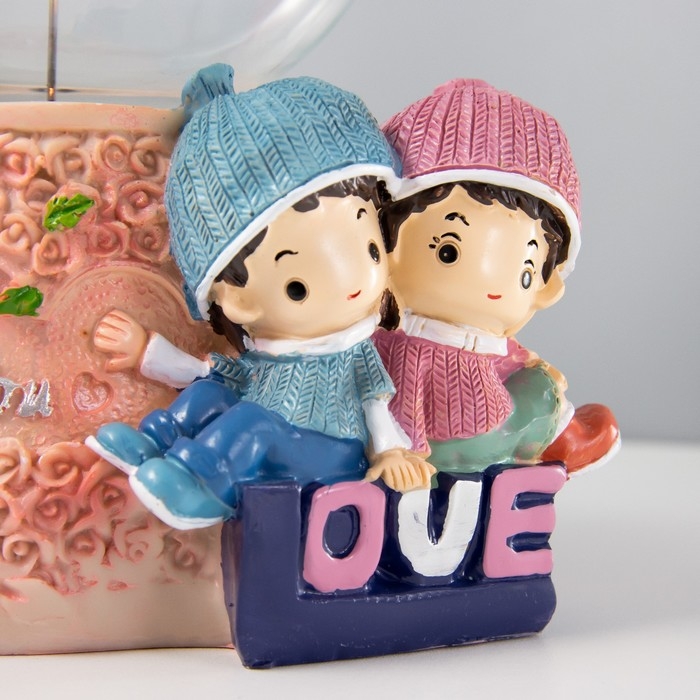 Плазменный шар Плазменный шар "Взаимная любовь" цветной 13х11х19 см RISALUX