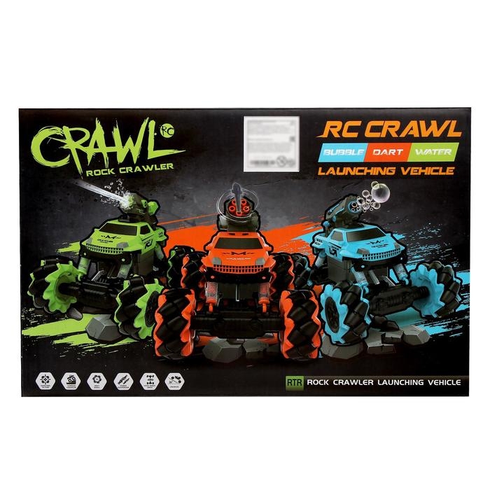 Джип радиоуправляемый &laquo;Краулер&raquo;, пускает мыльные пузыри, 4WD, полный привод, работает от аккумулятора