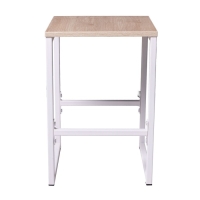 Журнальный столик "ENERGY loft", 52 х 34 х 30 см, белый, дуб сантана