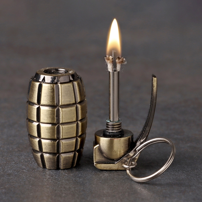 Вечная спичка Вечная спичка "Граната" туристическая, с кольцом