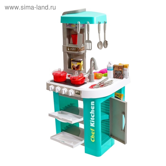 Игровой модуль &laquo;Кухня&raquo; с аксессуарами, свет, звук, 49 предметов