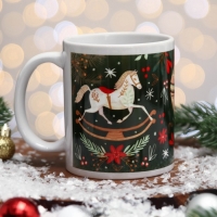 Кружка &laquo;Счастливого Нового года!&raquo; игрушки, 320 мл