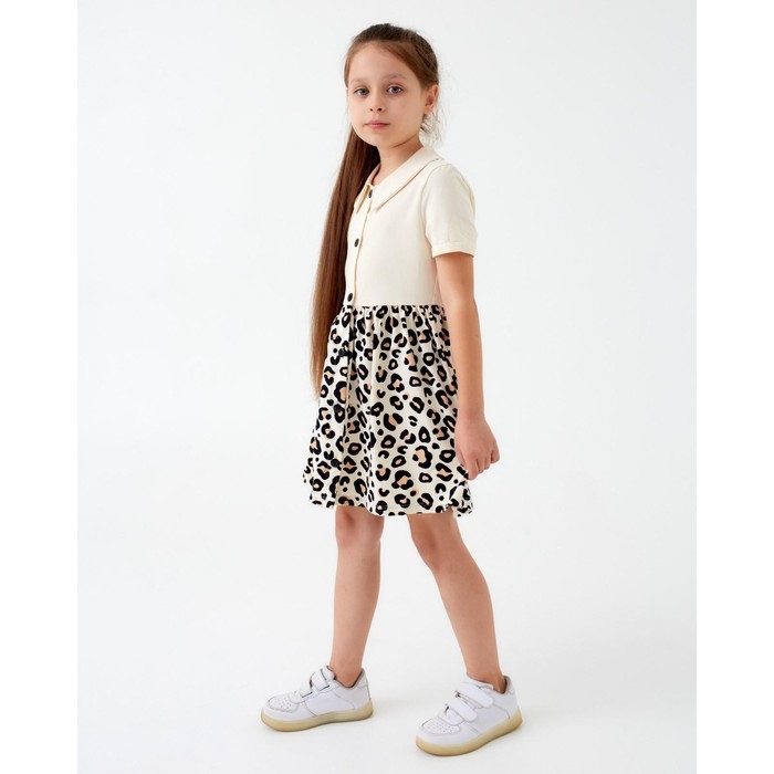 Платье детское на пуговках KAFTAN "Trendy" р.30 (98-104)