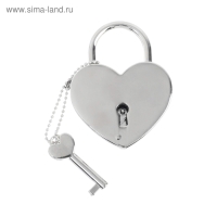Свадебный замок фольгированный с ключом &laquo;Вместе навсегда&raquo;