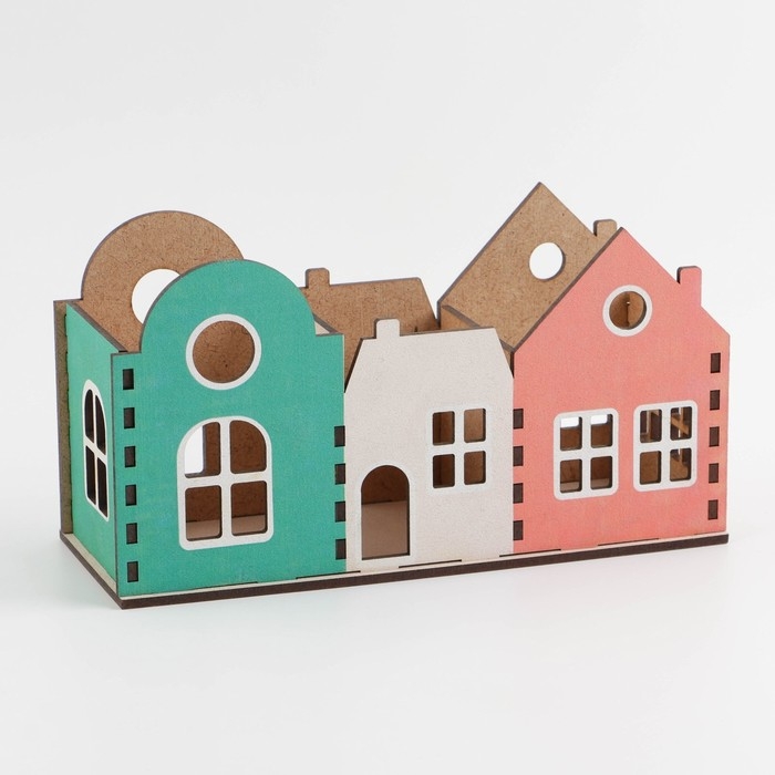 Органайзер для канцелярии, тройной &laquo;Домик&raquo;