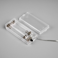 Гирлянда «Нить» 2 м роса с насадками «Цветок», IP20, серебристая нить, 20 LED, батарейки ААх2 (нет в комплекте), свечение тёплое белое Гирлянда «Нить» 2 м роса с насадками «Цветок», IP20, серебристая нить, 20 LED, батарейки ААх2 (нет в комплекте), свечение тёплое белое