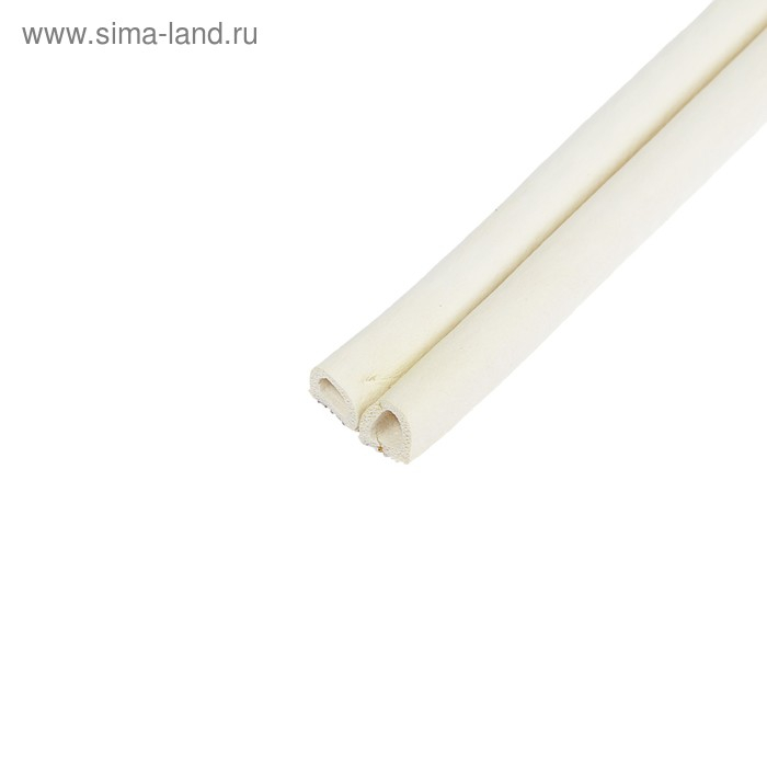 Уплотнитель резиновый ТУНДРА, профиль D, размер 9х8 мм, белый, в катушке 100 м Уплотнитель резиновый ТУНДРА, профиль D, размер 9х8 мм, белый, в катушке 100 м