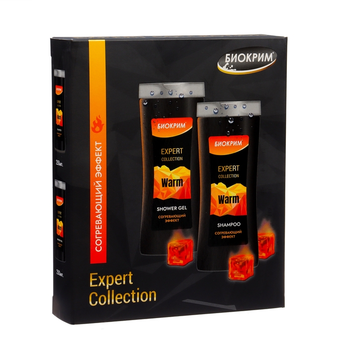 Подарочный набор косметики мужской Expert Collection Warm: шампунь, 250 мл + гель для душа, 250 мл Подарочный набор косметики мужской Expert Collection Warm: шампунь, 250 мл + гель для душа, 250 мл
