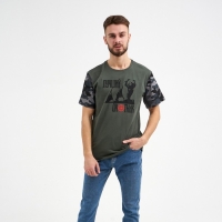 Футболка мужская KAFTAN "Охотник", хаки, р. 50 Футболка мужская KAFTAN "Охотник", хаки, р. 50