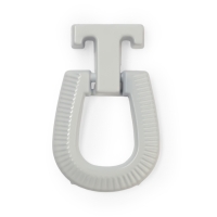 Ручка-кнопка CAPPIO EARRING, алюминий, цвет белый Ручка-кнопка CAPPIO EARRING, алюминий, цвет белый