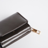 Кошелёк женский на кнопке, цвет серый Кошелёк женский на кнопке, цвет серый