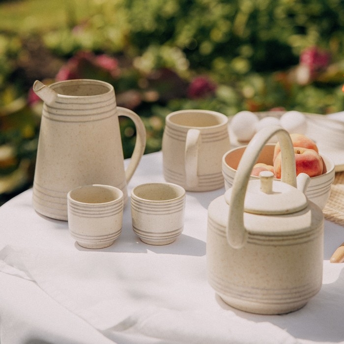 Набор соусников керамических SL Home &laquo;Райяс&raquo;, 150 мл, d=7 см, цвет бежевый