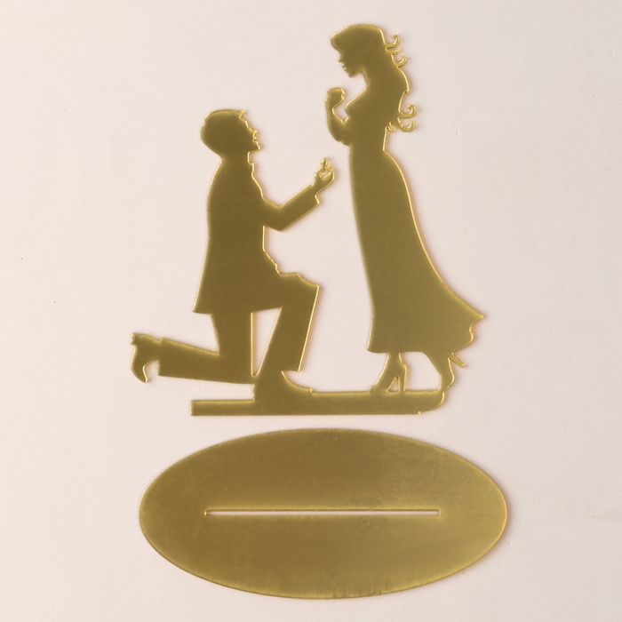 Топпер «Предложение», цвет золото Топпер «Предложение», цвет золото