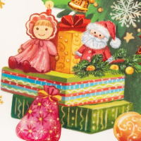 Набор подарочный &laquo;Этель&raquo; Новогодняя сказка, фартук, полотенце, прихватка